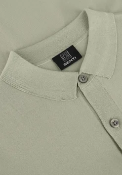 groene genti polo polo button ss k2046-1260