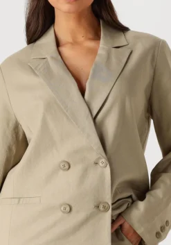 groene gestuz blazer gzizza linen blazer