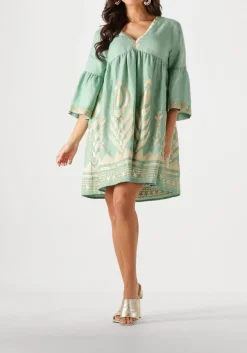 groene greek archaic kori mini jurk 231114