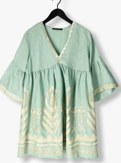 groene greek archaic kori mini jurk 231114