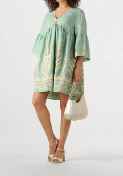 groene greek archaic kori mini jurk 231114