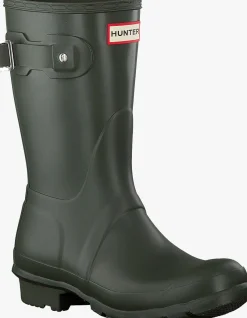 groene hunter regenlaarzen womens original short