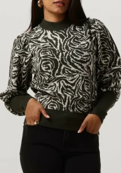 groene janice trui trui gebreid pof mouw jay