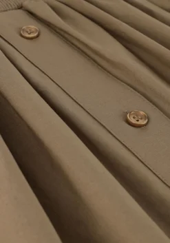 groene mes demoiselles maxi jurk parimar