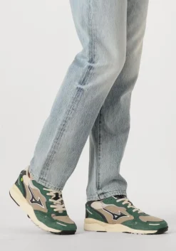 groene mizuno lage sneakers sky medal beta