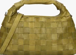 groene núnoo schoudertas dandy braided village