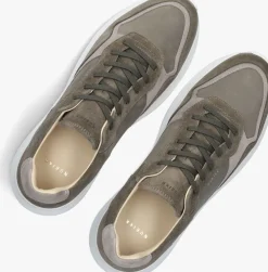 groene nubikk lage sneakers rock road wave