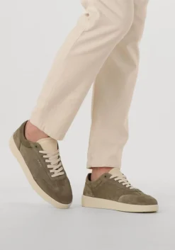 groene nubikk lage sneakers joro liber