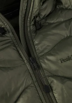 groene peak performance gewatteerde jas m helium down hood jacket