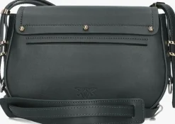 groene pinko schoudertas saddle mini