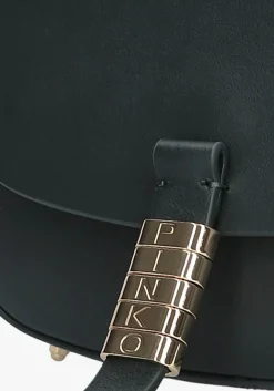 groene pinko schoudertas saddle mini