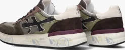 groene premiata lage sneakers mick