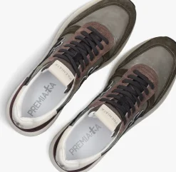 groene premiata lage sneakers mick