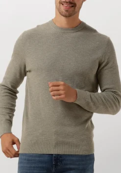 groene profuomo trui pullover crew neck