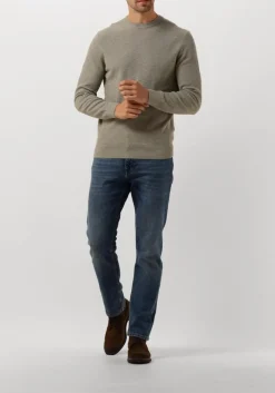 groene profuomo trui pullover crew neck