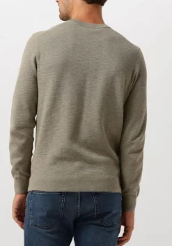 groene profuomo trui pullover crew neck