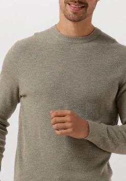 groene profuomo trui pullover crew neck