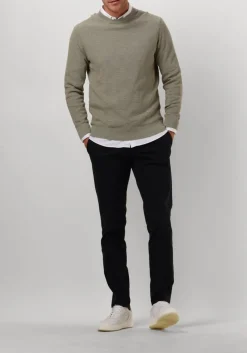 groene profuomo trui pullover crew neck