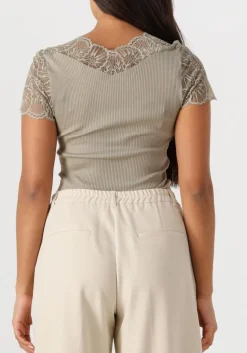 groene rosemunde top beatha capsleeve