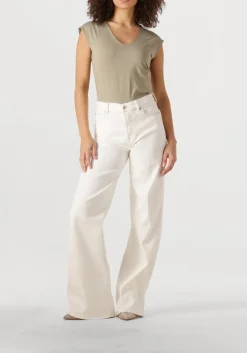 groene rosemunde t-shirt billie capsleeve v-neck