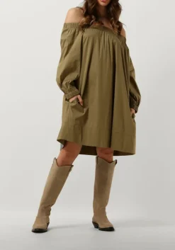 groene semicouture mini jurk s4sk26 dress