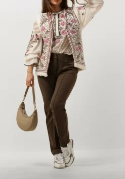 groene summum flared broek trousers punto milano