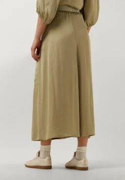 groene summum midirok skirt silky touch