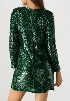 groene suncoo mini jurk carlota glitter