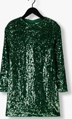 groene suncoo mini jurk carlota glitter
