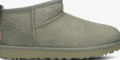 groene ugg vachtlaarzen w classic ultra mini