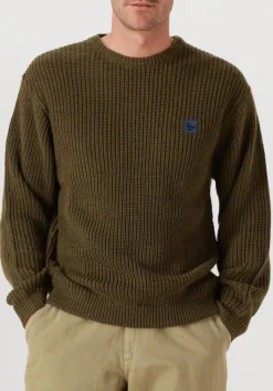 khaki american vintage trui crashway crew