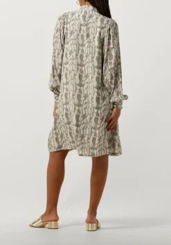 khaki bruuns bazaar mini jurk barbarea philina dress