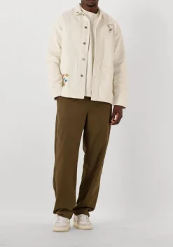 khaki forét chino calm seersucker pant