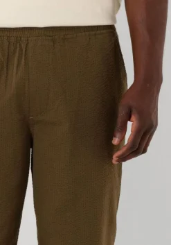 khaki forét chino calm seersucker pant