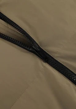 khaki genti gewatteerde jas chris