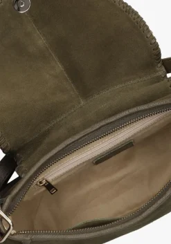 khaki núnoo schoudertas maria stitch