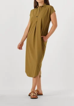 khaki penn & ink mini jurk dress