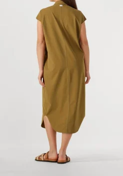 khaki penn & ink mini jurk dress