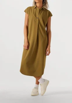 khaki penn & ink mini jurk dress