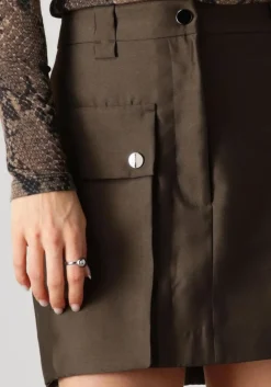 khaki second female minirok oregon skirt