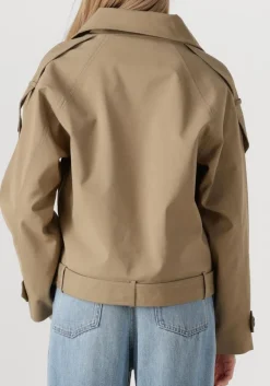 khaki second female trenchcoats toga jacket