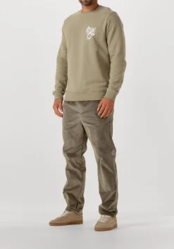 khaki the goodpeople lange broeken bob new