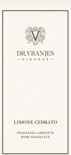 kleur n.v.t. dr. vranjes firenze geurstokjes limone cedrato diffuser 500ml