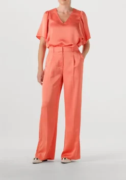 koraal dante6 broeken jules satin smart pants