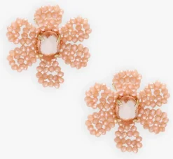 koraal lott. gioielli oorbellen blooming flower m