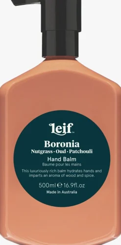 leif handverzorging boronia hand balm 500ml