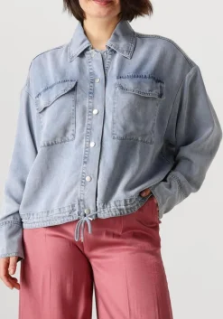 lichtblauwe aaiko spijkerjas karie tencel ten 549