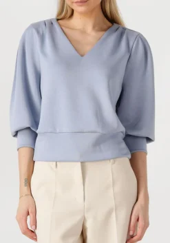 lichtblauwe aaiko trui adry vis 436