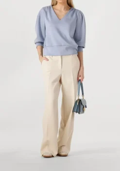 lichtblauwe aaiko trui adry vis 436