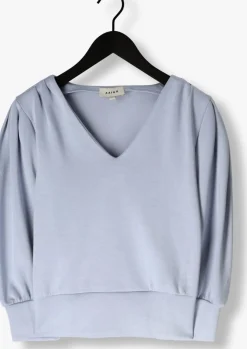 lichtblauwe aaiko trui adry vis 436